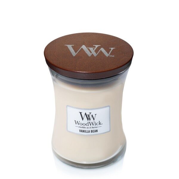 WoodWick Vanilla Bean świeca średnia